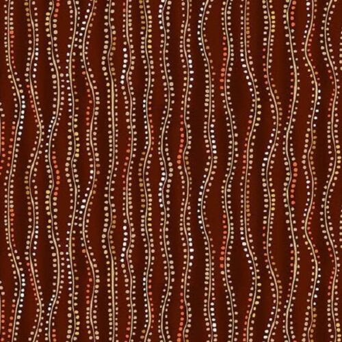 161_V Stripe Brown, Golden by Makower