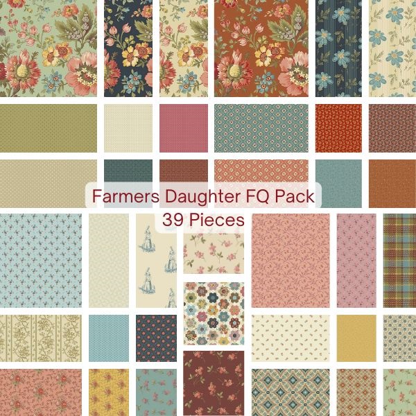Fat Quarter Pack Farmer's Daughter by Edyta Sitar - 39 Pieces