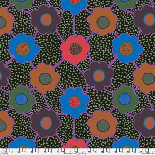 PWBM099.DARK Floral Connections, Kaffe Fassett Collective Autumn 2025