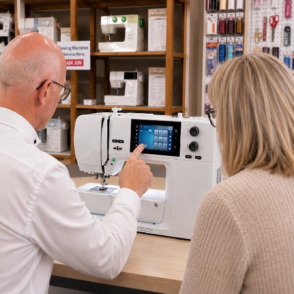 Sewing Machine Demonstration with Jon