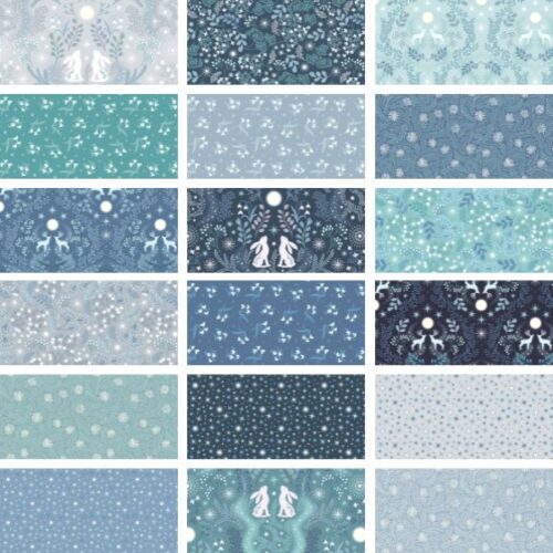 A Winter's Moon Fat Quarter Pack by Lewis & Irene