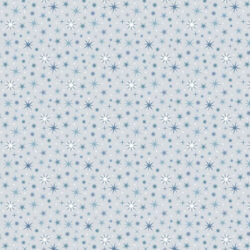 A948A Twinkling Stars on Light Silver, A Winter's Moon by Lewis & Irene