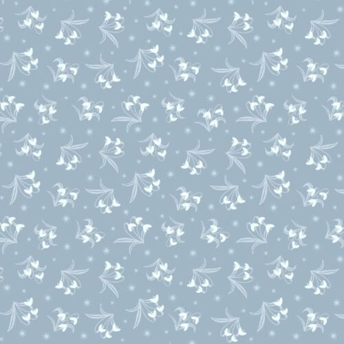 A951A Snowdrops on Warm Grey, A Winter's Moon by Lewis & Irene