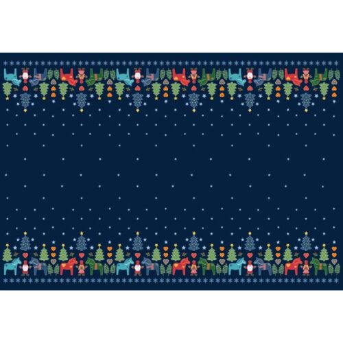 CE54 Tomten's Folklore Christmas Double Edge Border Panel