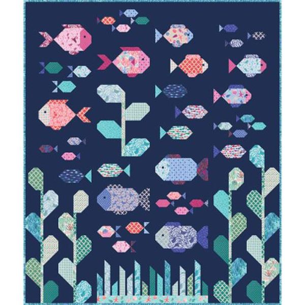 KIT27340 Lagoon Quilt Kit, Reef by Kate Spain