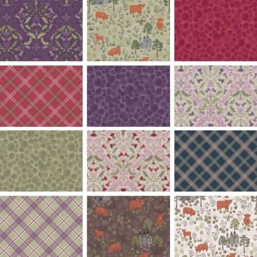 Loch Lewis Flannel Fat Quarter Pack by Lewis & Irene