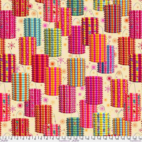 PWOB114.CREAM Lanterns, Festival by Odile Bailloeul