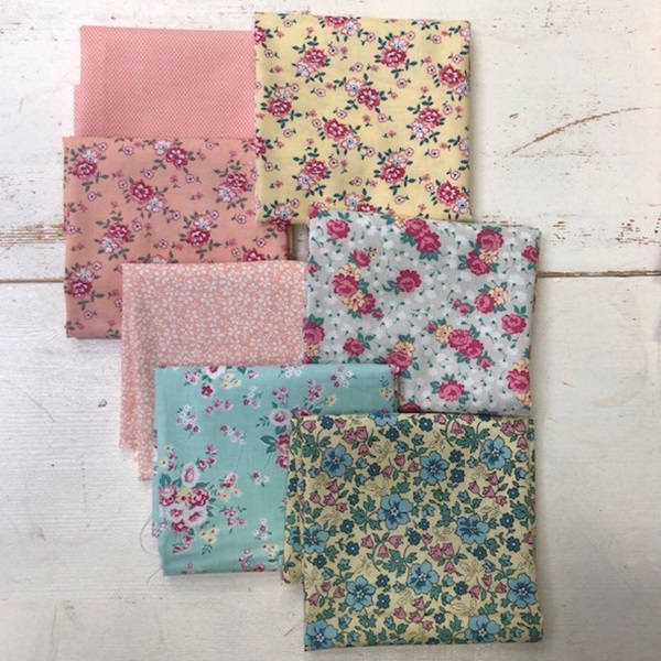 Precious Petites Fat Quarter Pack (Yellow, Pink, Blue)