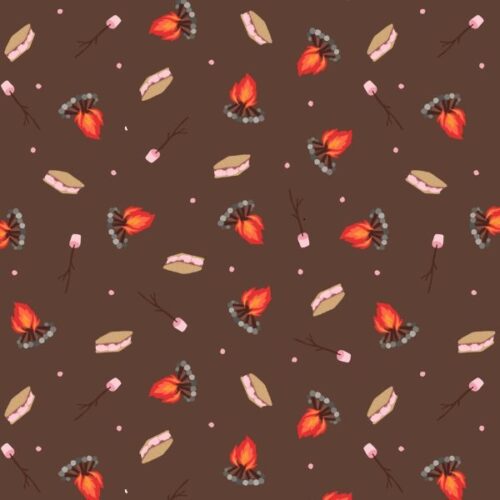 SM113 Campfire Mallows on chocolate, Small Things... Snuggle Season by Lewis & Irene