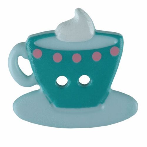 20mm Green Mug Button 2-Hole (311078)