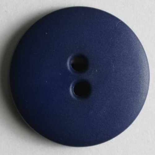 23mm Indigo Button Round 2-Hole Matte (221200)
