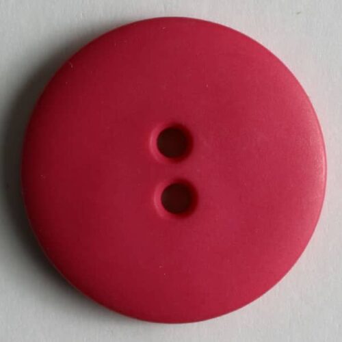 23mm Pink Button Round 2-Hole Matte (221167)