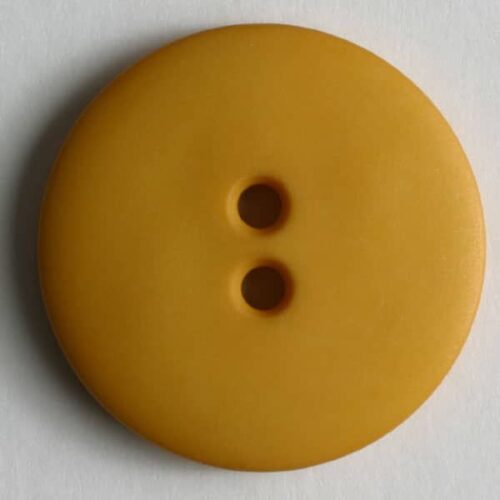 23mm Yellow Button Round 2-Hole Matte (221168)