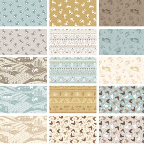 Country Croft Fat Quarter Pack by Lewis & Irene