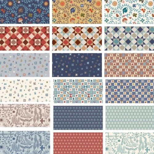 Cosy Home Fat Quarter Pack by Lewis & Irene