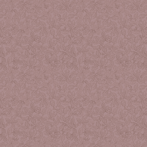 A933C.Sketched Oak Leaves on Light Brown, Old Quercus by Lewis & Irene