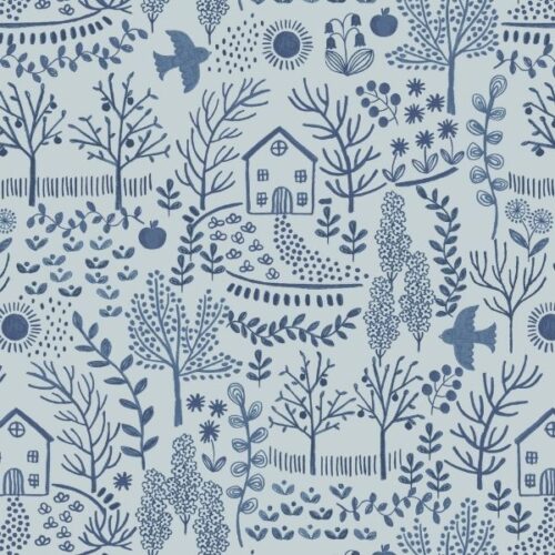 A940B.Garden on Blue, Cosy Home by Lewis & Irene