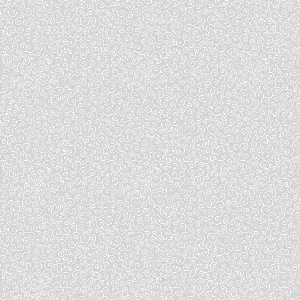 TT30C White on Grey Breezy Scroll, Tiny Tonals by Lewis & Irene