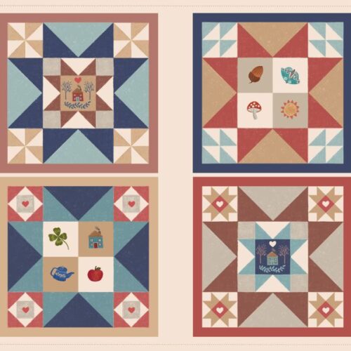 A946 Squares Panel, Cosy Home by Lewis & Irene