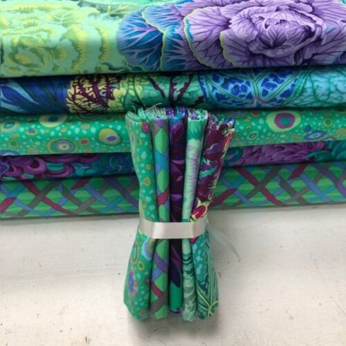 Lush Greens Fat Quarter Pack (5 pcs) Kaffe Fassett Collective (Cut In-house)