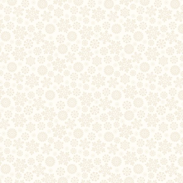 TT31B Cream on Cream Snowflakes, Tiny Tonals by Lewis & Irene
