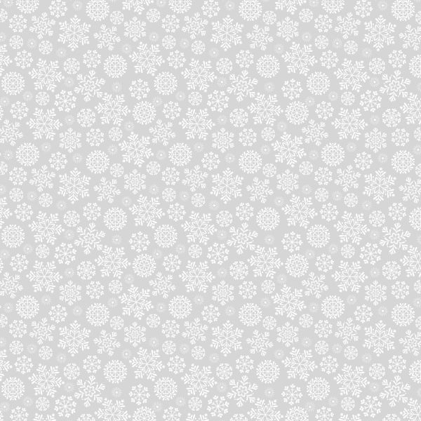 TT31C White on Grey Snowflakes, Tiny Tonals by Lewis & Irene