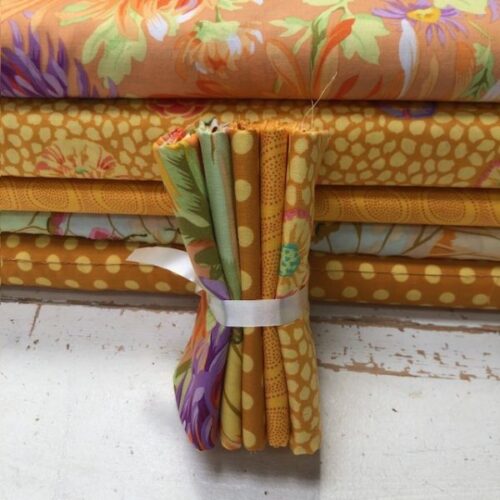 Sunny Yellows Fat Quarter Pack (5 pcs) Kaffe Fassett Collective (Cut In-house)