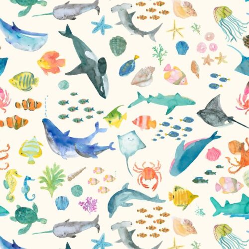 WB046.White Sand Under the Sea Under the Sea by Lewis & Irene