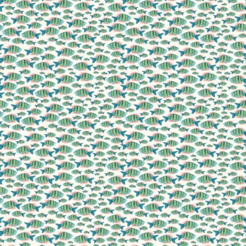 WB053.Reef Shoal of Fishes Under the Sea, by Lewis & Irene