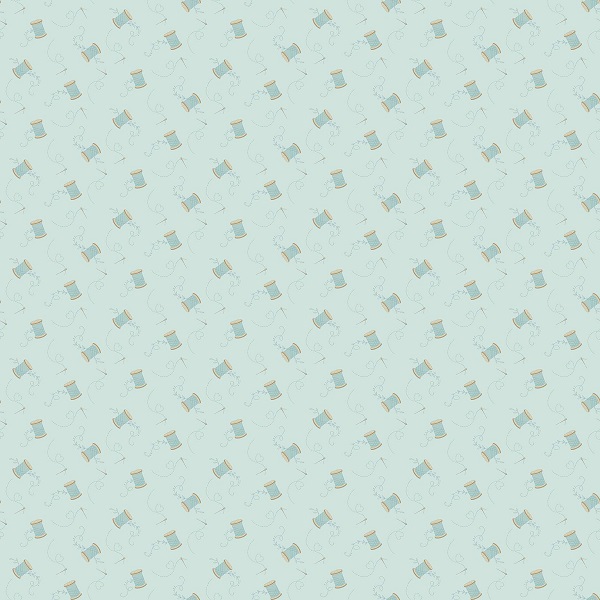 A-1605-B Needle and Thread Lake, Sewing Bird by Edyta Sitar