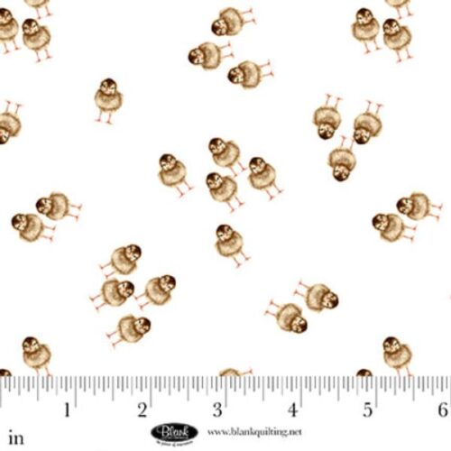 4381-01 Chicks White, Little Seedlings Farm by Moqué Lee Studio