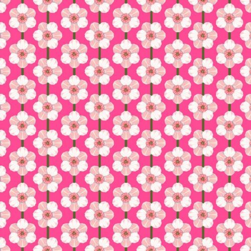 AMT126-28C Daffodil Bubblegum, Iconic by Anna Maria Textiles