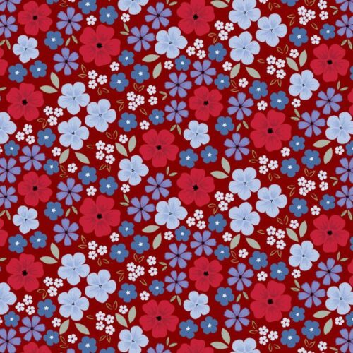 CC62.3 Floral Palette Claret, Forever Blooms by Lewis & Irene