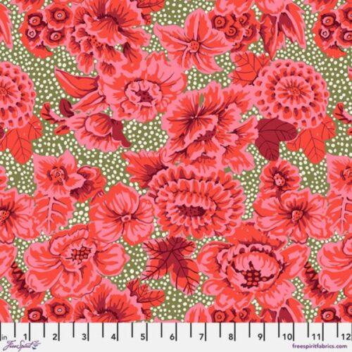 PWGP002.Red Floral with Dots, Kaffe: From the Archives