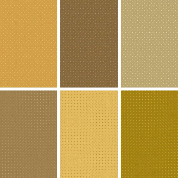 Poppy Seeds Sunny Fat Quarter Pack (6 pcs) by Edyta Sitar