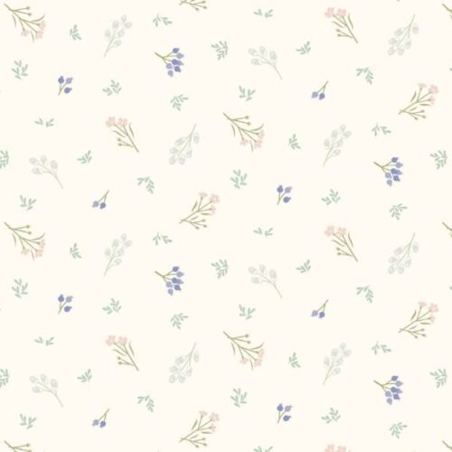 CC58.1 Scattered Sprig Cream, Sky Garden by Lewis & Irene
