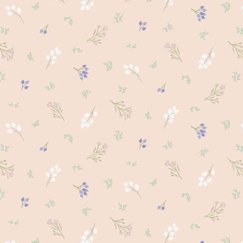 CC58.2 Scattered Sprig Pale Peach, Sky Garden by Lewis & Irene