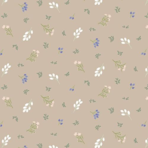 CC58.3 Scattered Sprig Taupe, Sky Garden by Lewis & Irene