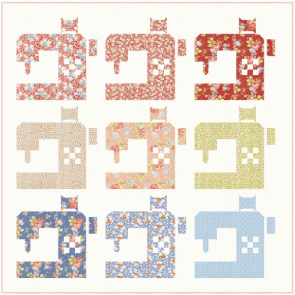 Sewing Spree Quilt Kit, Rosie by Fig Tree & Co