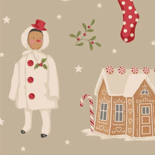 TD100640 Winterfriends Clay, Merry Little Christmas by Tilda Close Up