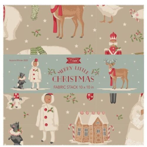 TD300250 Fabric Stack, Merry Little Christmas by Tilda