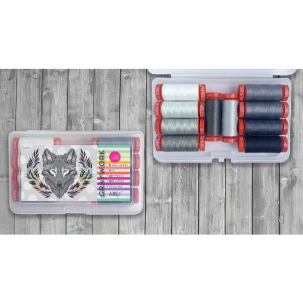 TP50GW10 Graywork by Tula Pink Aurifil Thread Set TP50GW10 Graywork by Tula Pink Aurifil Thread Set