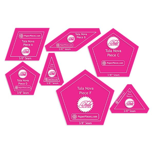 Tula Nova Acrylic Cutting Template Set by Tula Pink