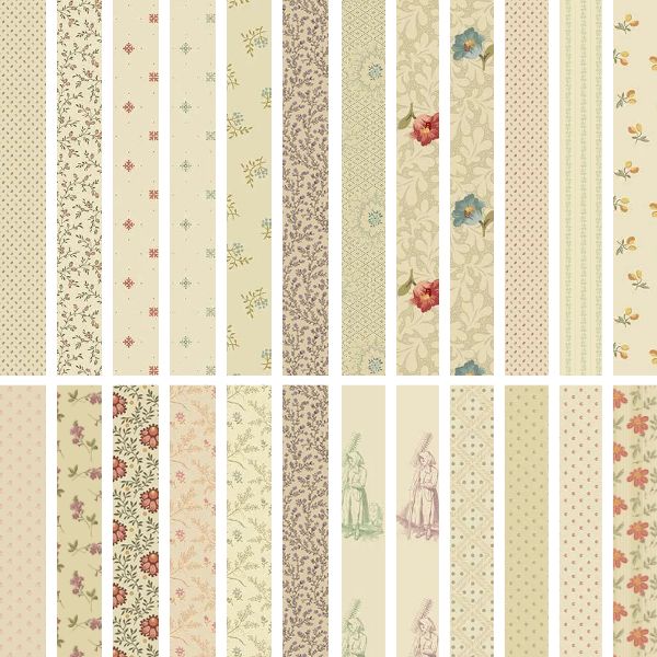 Laundry Line Fat Quarter Pack (24 pcs) by Edyta Sitar