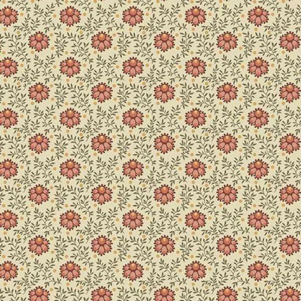 A-10089-R Milkweed Cream, Laundry Line by Edyta Sitar