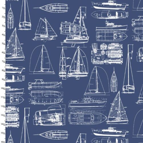 23759-NVY Blueprints Navy, Fair Winds & Following Seas by Michael Moon