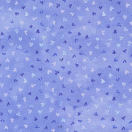 24653 14 Light Hearts on Bluebell, Delphinium by Janet Clare