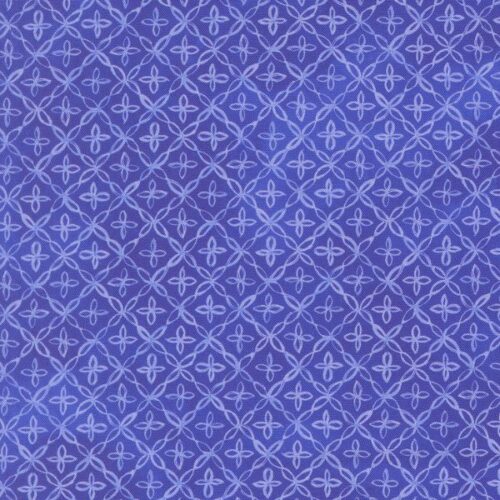 24656 18 Flourish Checks and Plaids Agapanthus, Delphinium by Janet Clare