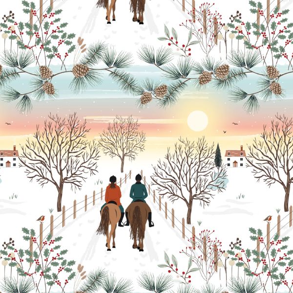 3650-02 Winter Sunset by Victoria Louise Design