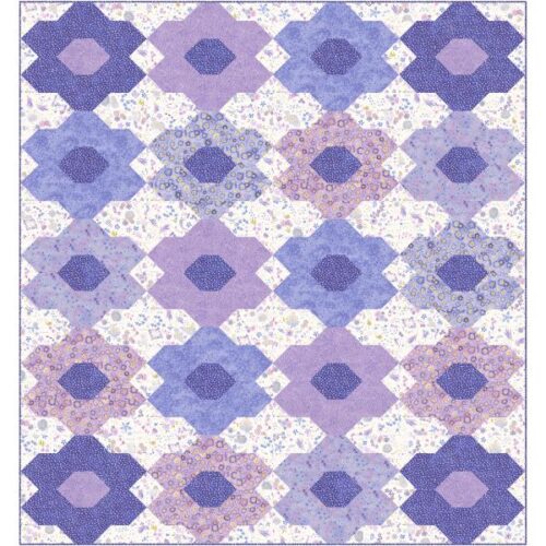 Violet Quilt Kit, Delphinium by Janet Clare JC270